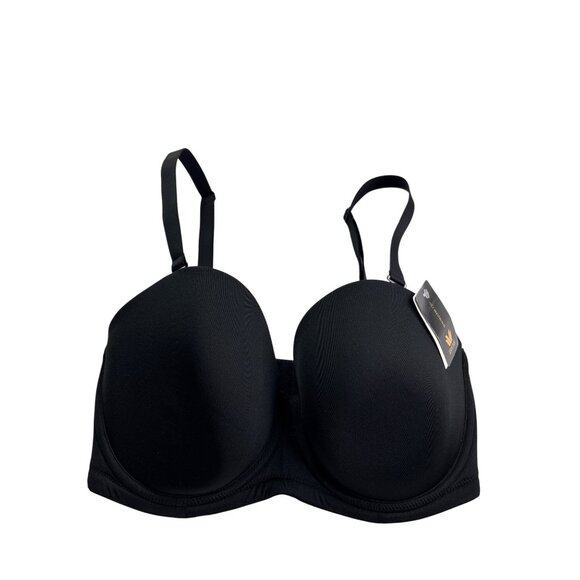 Wacoal Red Carpet Strapless Convertible Bra Underwire Black Size 34G New - Picture 1 of 6